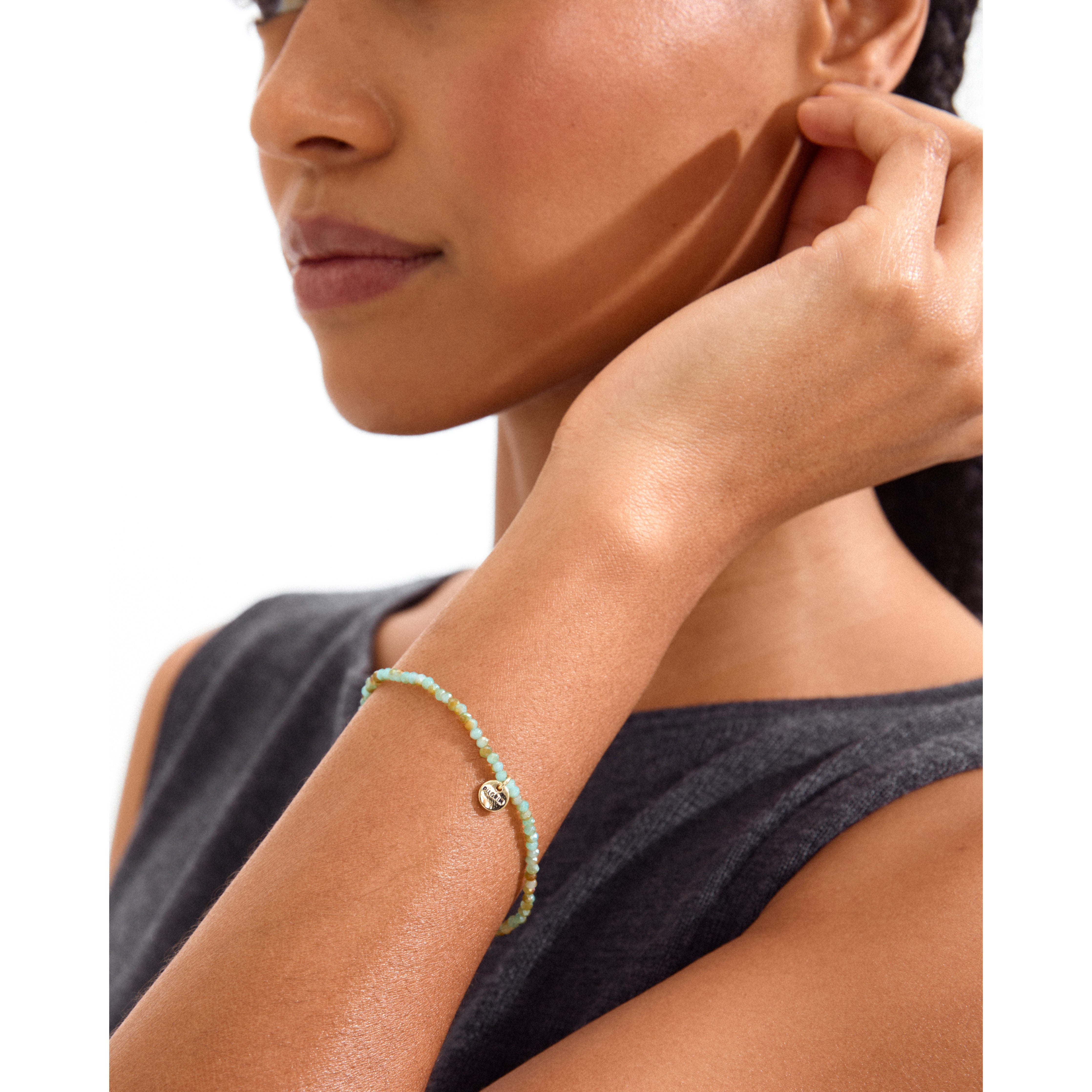 pilgrim-indie-armband-blau-vergoldet-17-cm-glasperlen-armband image 3