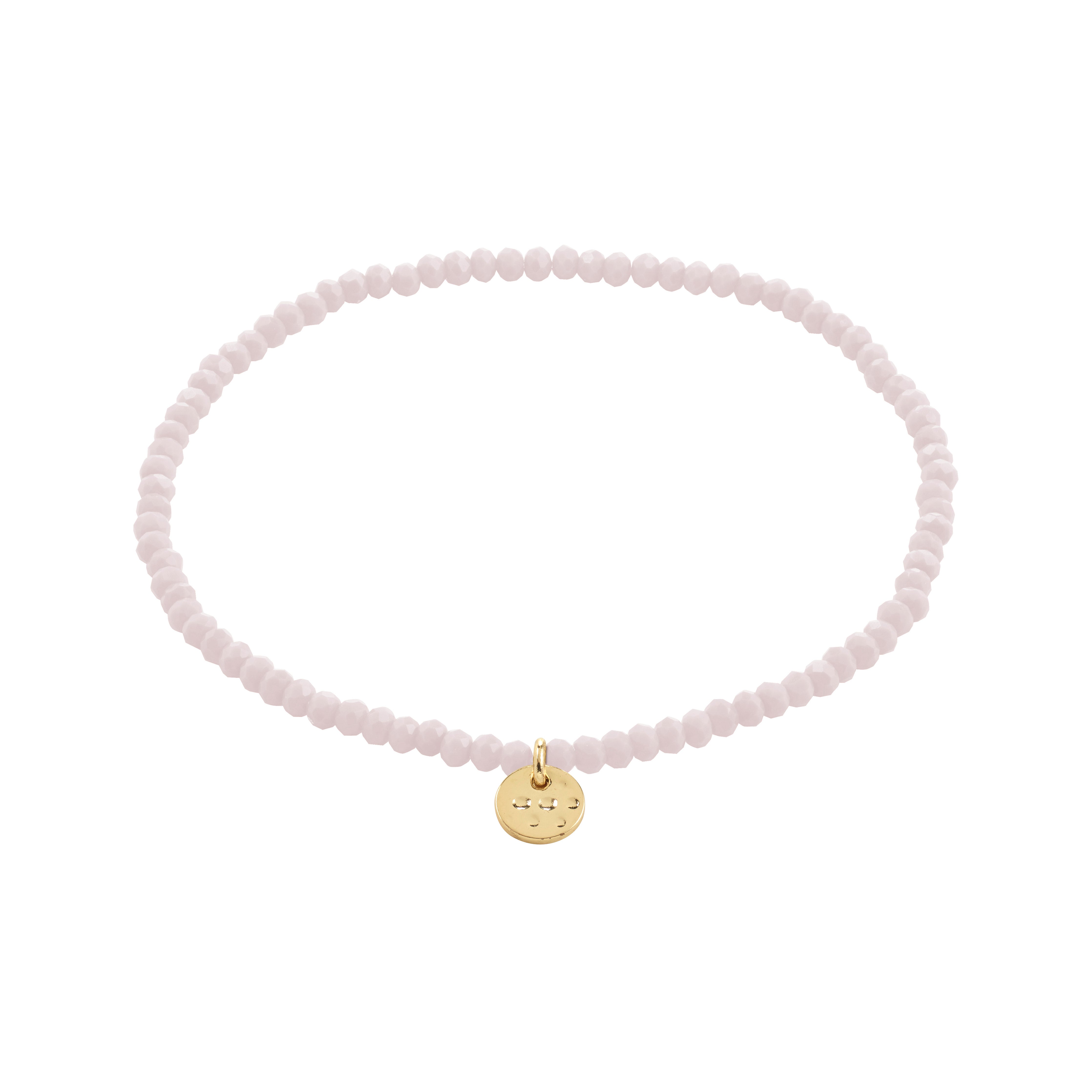 pilgrim-indie-armband-gold-plated-mit-rosa-glasperlen-17-cm image 1