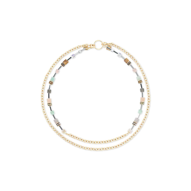 coeur-de-lion-halskette-geocube-iconic-boho-gold-multicolor-multi-wear image 1