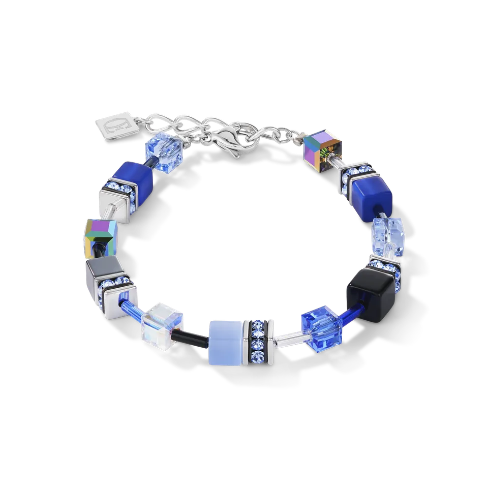 coeur-de-lion-geocube-armband-kobaltblau image 1