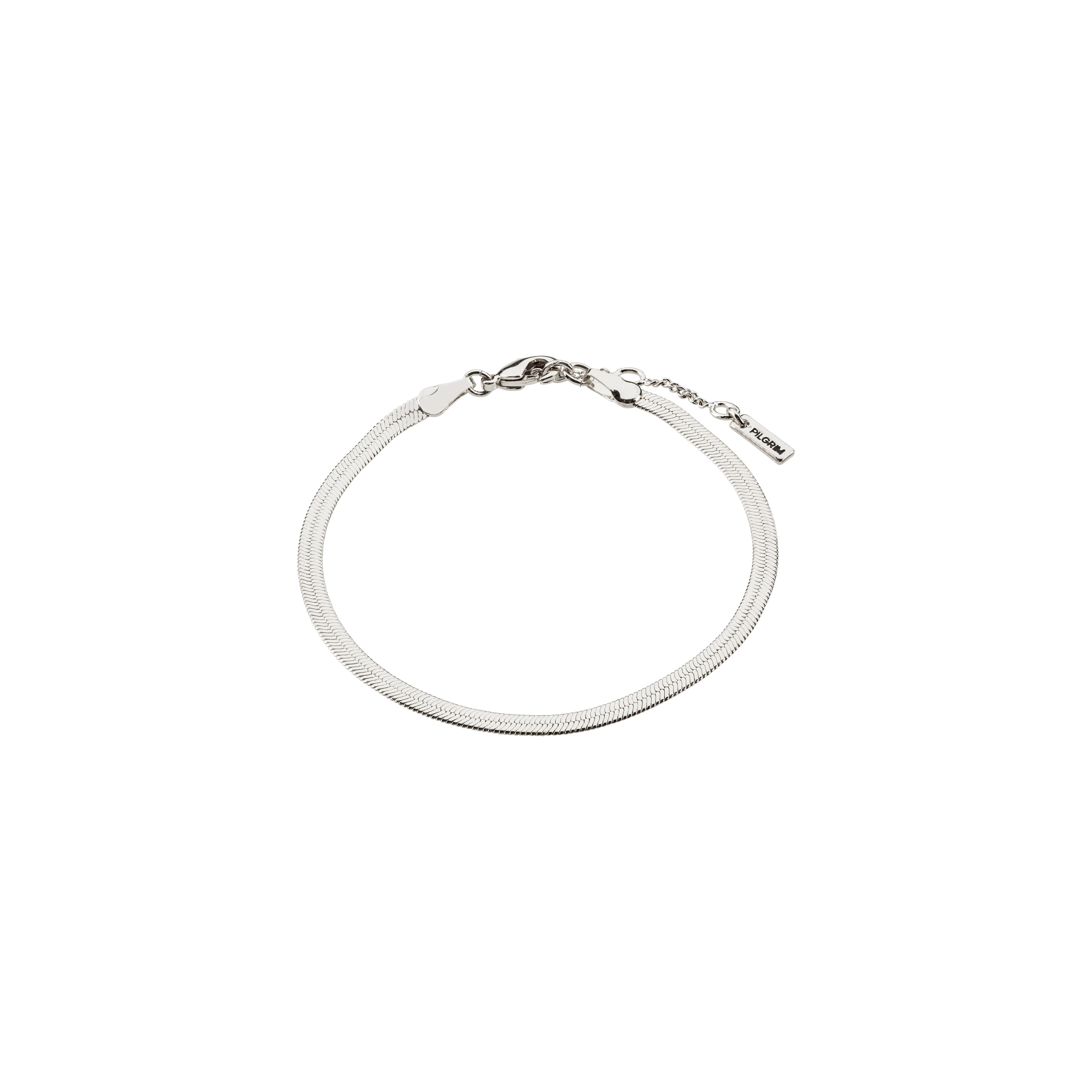 pilgrim-joanna-armband-flach-schlangenkette-versilbert image 1