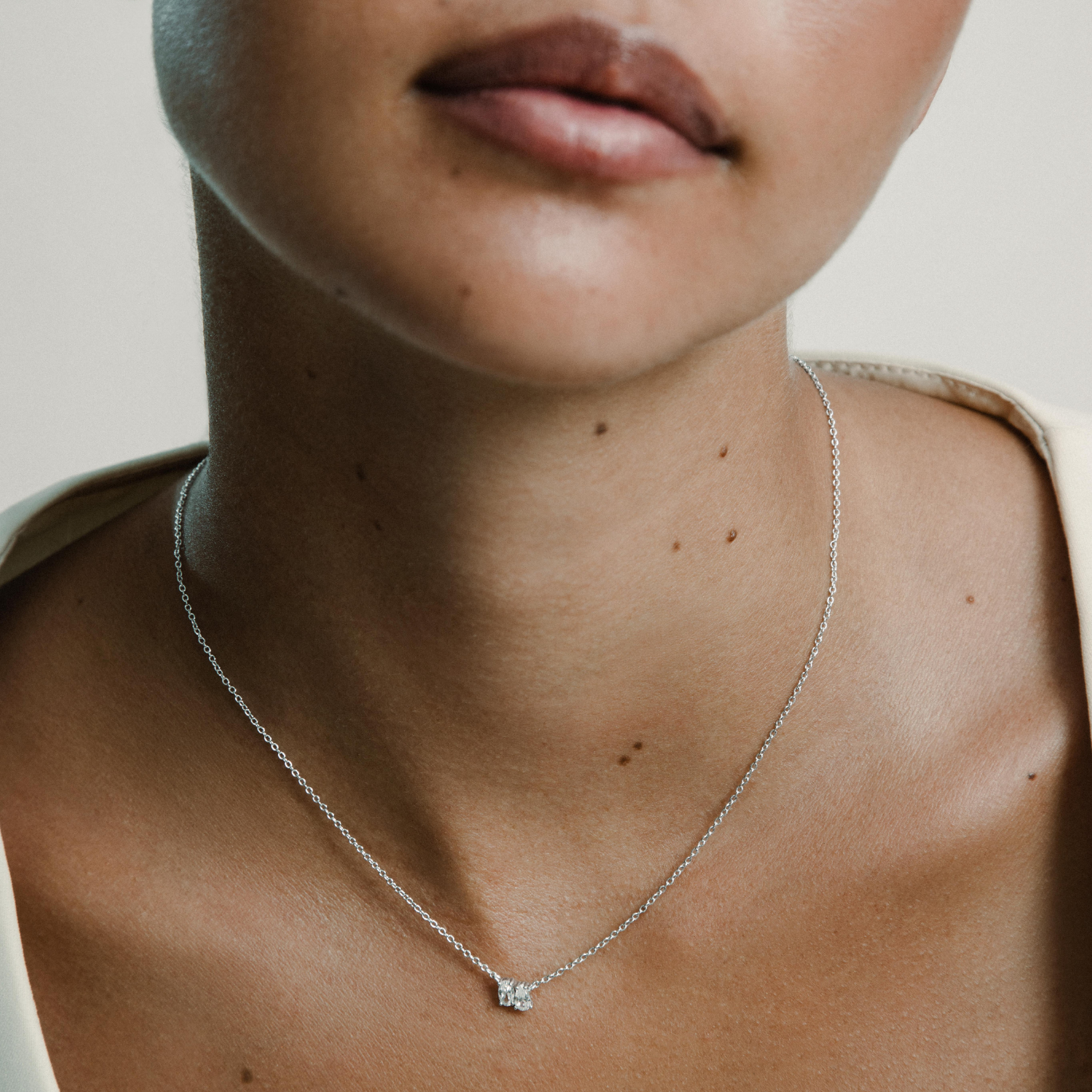 xenox-radiant-duo-halskette-925-sterlingsilber-rhodiniert image 4