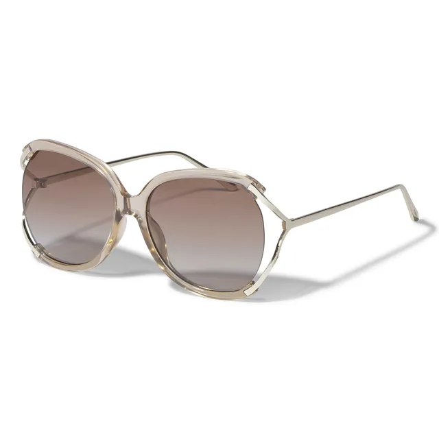 pilgrim-hella-sonnenbrille-hellbraun-gold image 1