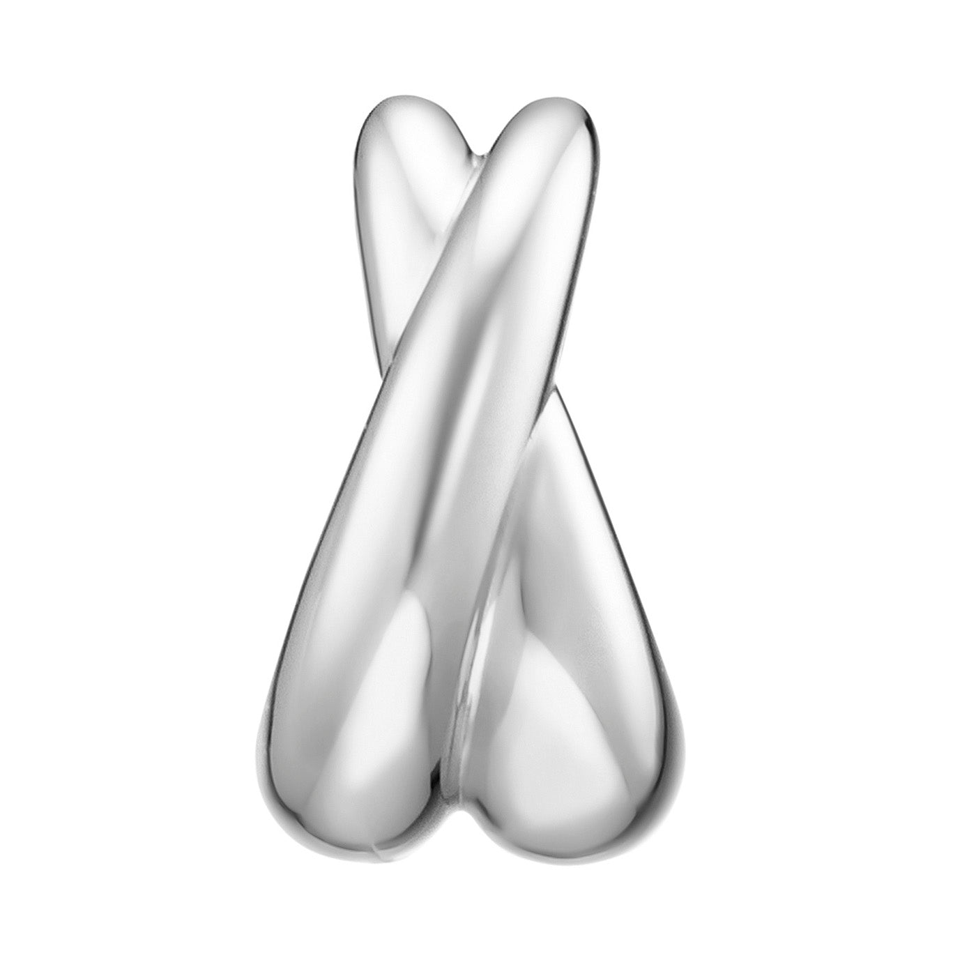 julie-julsen-crossed-lines-ohrstecker-silber-rhodiniert-14-mm image 3