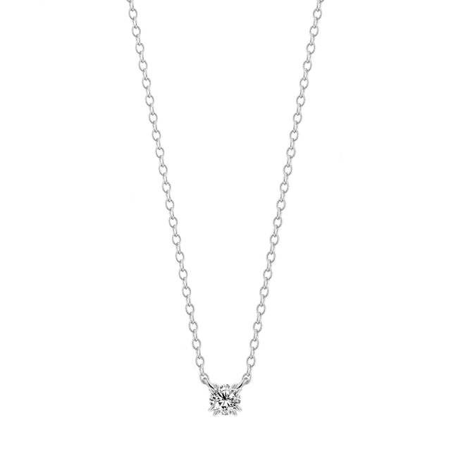 xenox-pure-essentials-halskette-925-sterlingsilber-rhodiniert-mit-zirkonia image 1