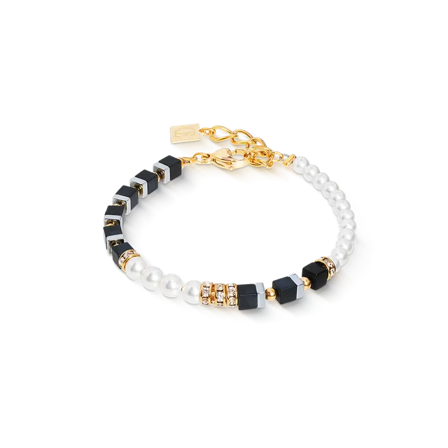 coeur-de-lion-precious-fusion-offset-armband-black-pearl image 1
