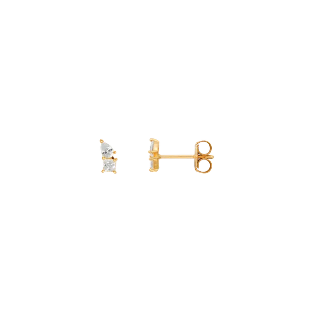 xenox-fine-papillon-ohrringe-tropfen-585-gelbgold-mit-zirkonia image 1