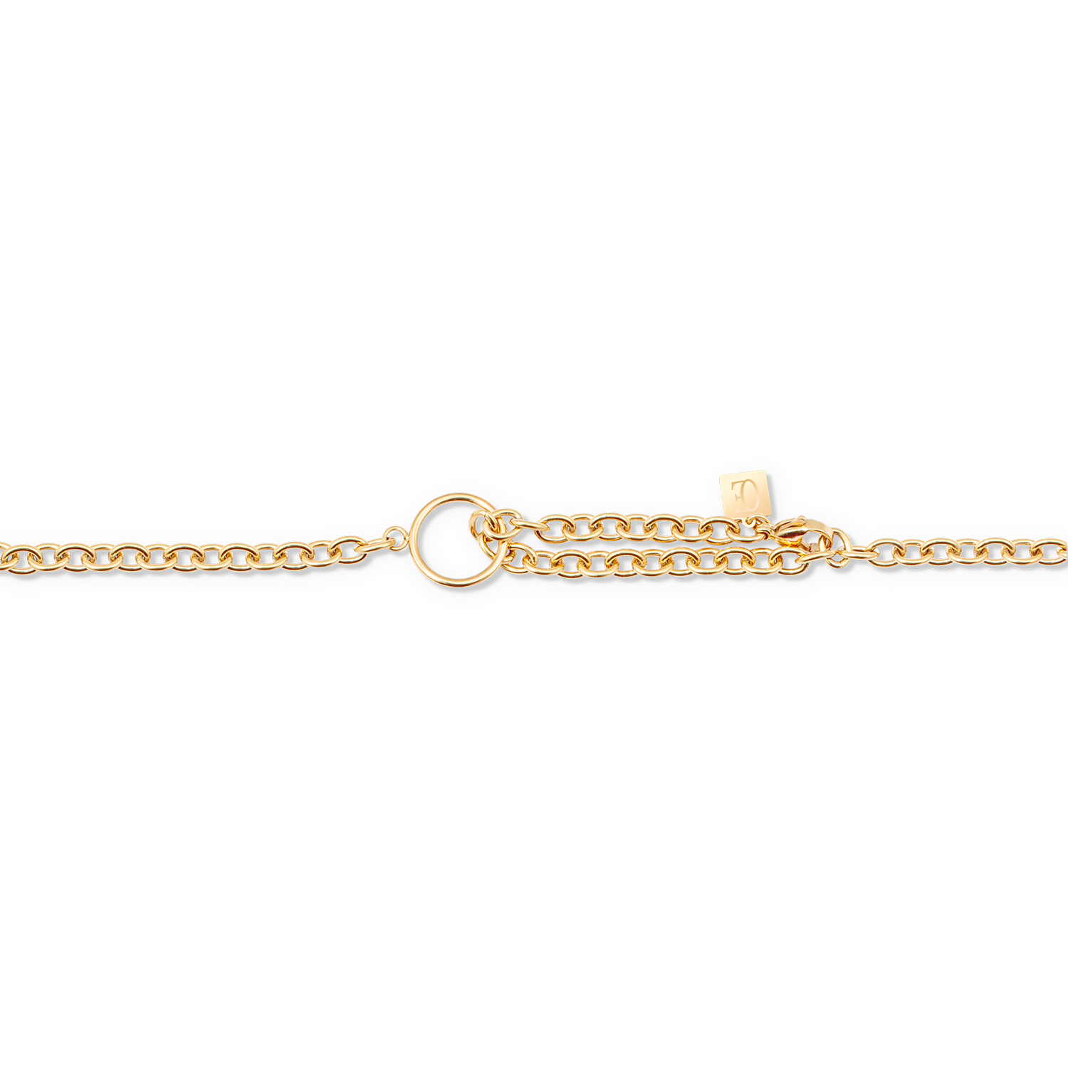 coeur-de-lion-geocube-iconic-chain-halskette-gold-magenta image 5