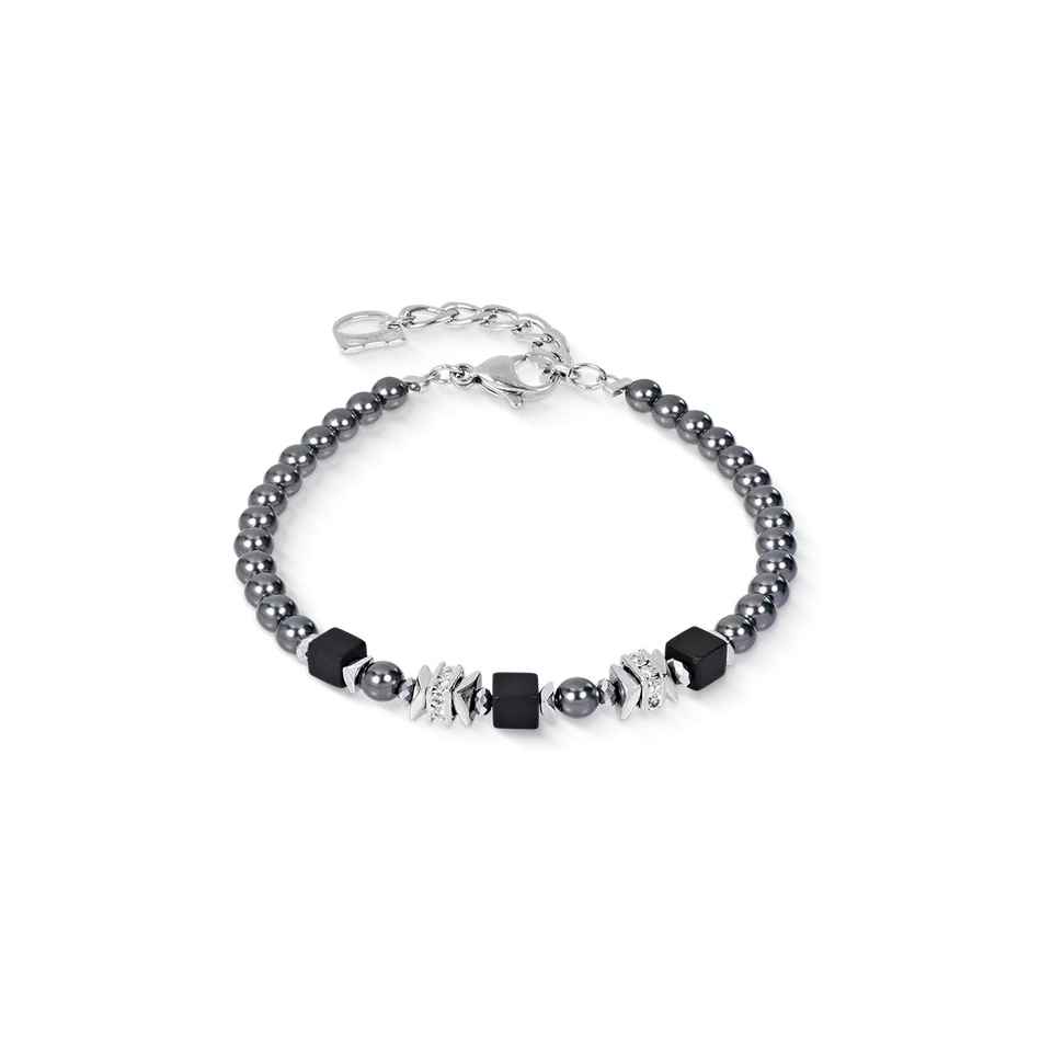 coeur-de-lion-beads-pearls-spike-armband-anthracite-mit-swarovski-crystal-pearls image 1