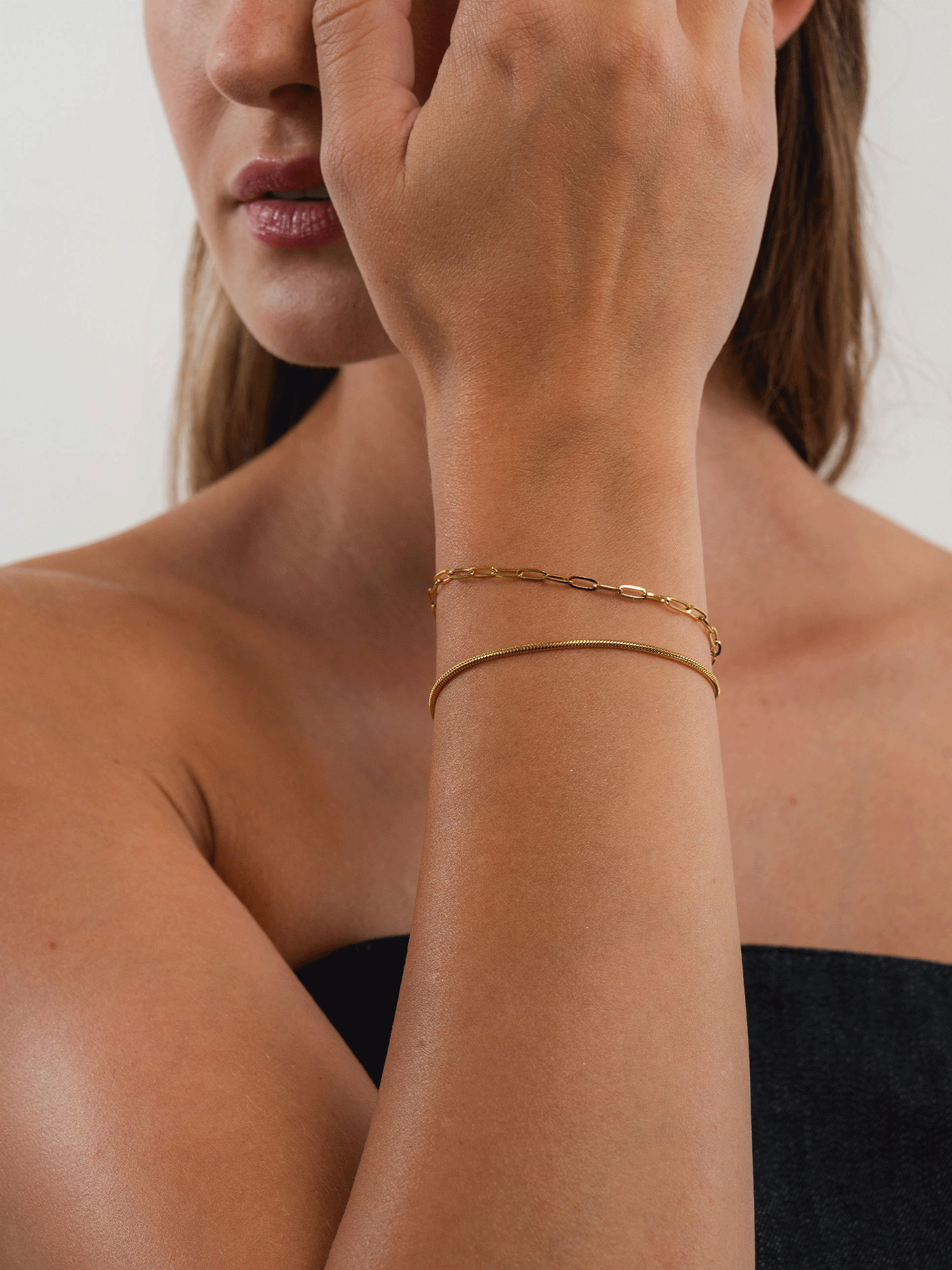 purelei-double-elegance-armband-edelstahl-armband-doppelreihig image 2
