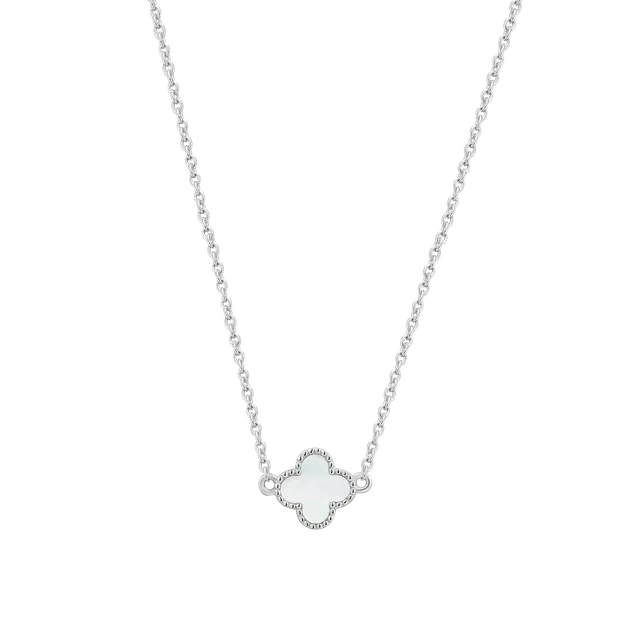 xenox-clover-halskette-925-sterlingsilber-rhodiniert-2 image 1