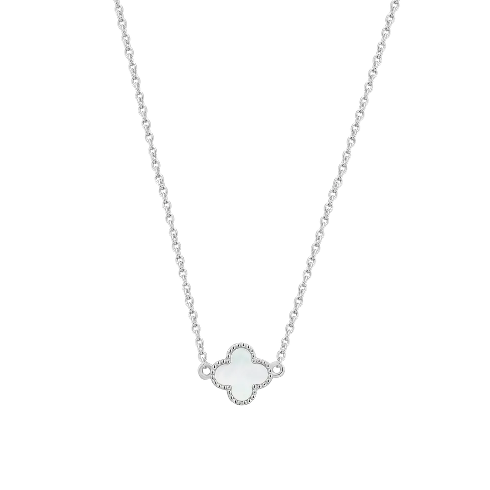 xenox-clover-halskette-925-sterlingsilber-rhodiniert-2 image 1