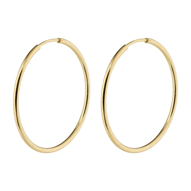 pilgrim-sanne-creolen-mittel-goldplattiert-26-mm image 1