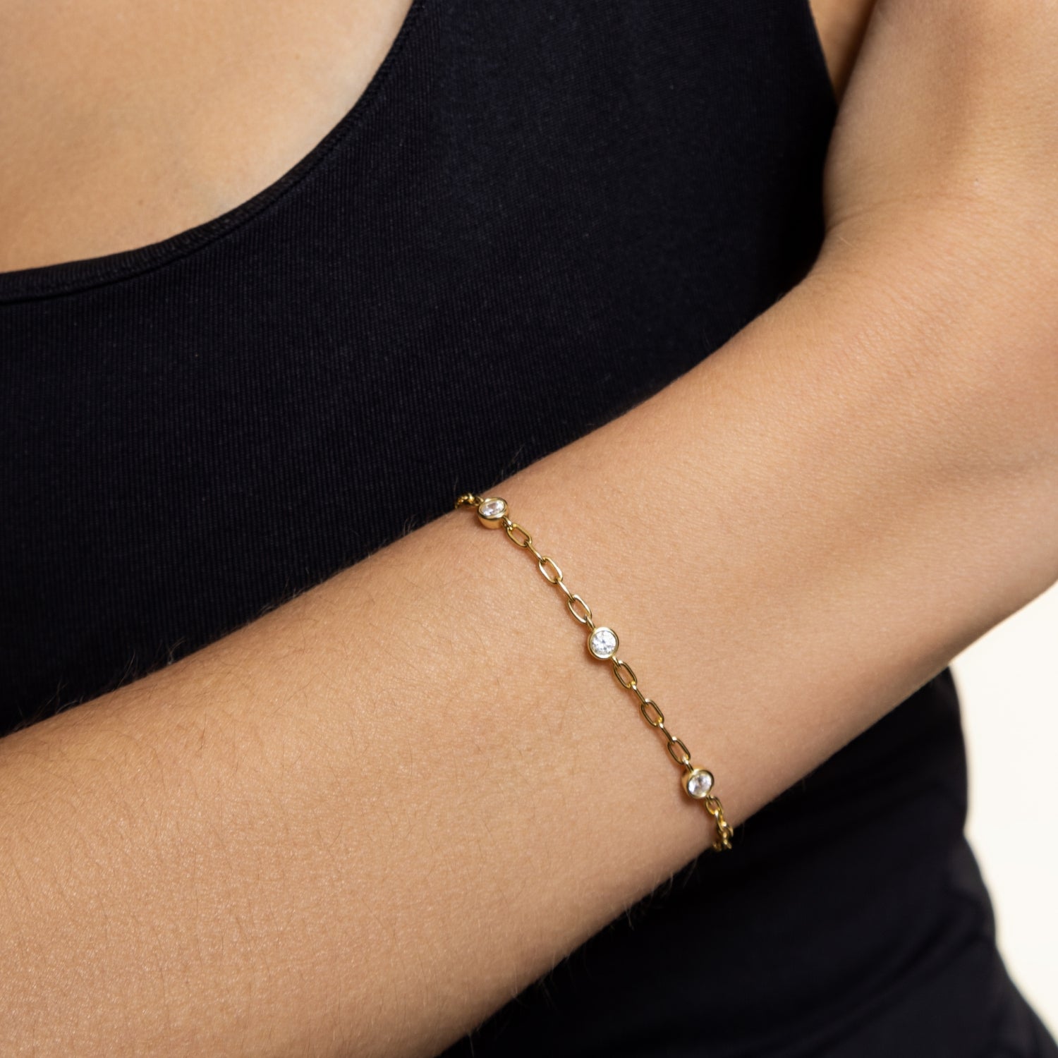 xenox-linked-armband-925-sterlingsilber-rhodiniert-mit-zirkonia image 4