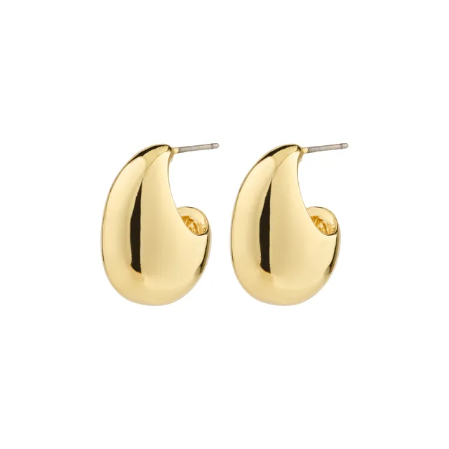 pilgrim-intent-ohrringe-vergoldet-chunky-semi-hoops image 1