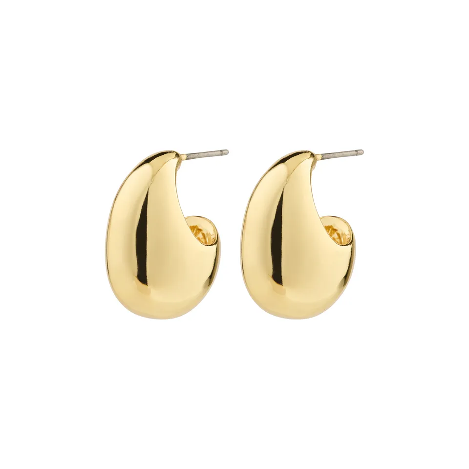 pilgrim-intent-ohrringe-vergoldet-chunky-semi-hoops image 1