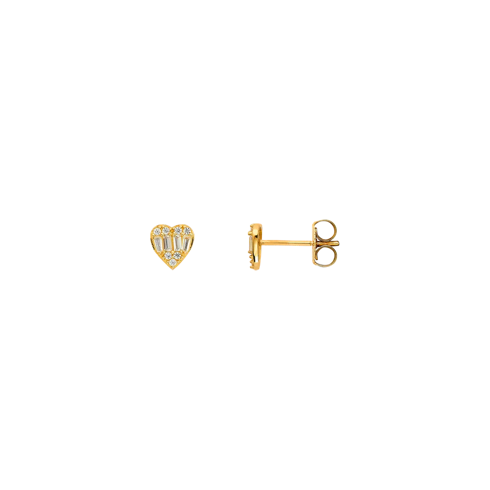 xenox-fine-heart-shine-ohrringe-xg14k4248g-585-gelbgold-mit-zirkonia image 1