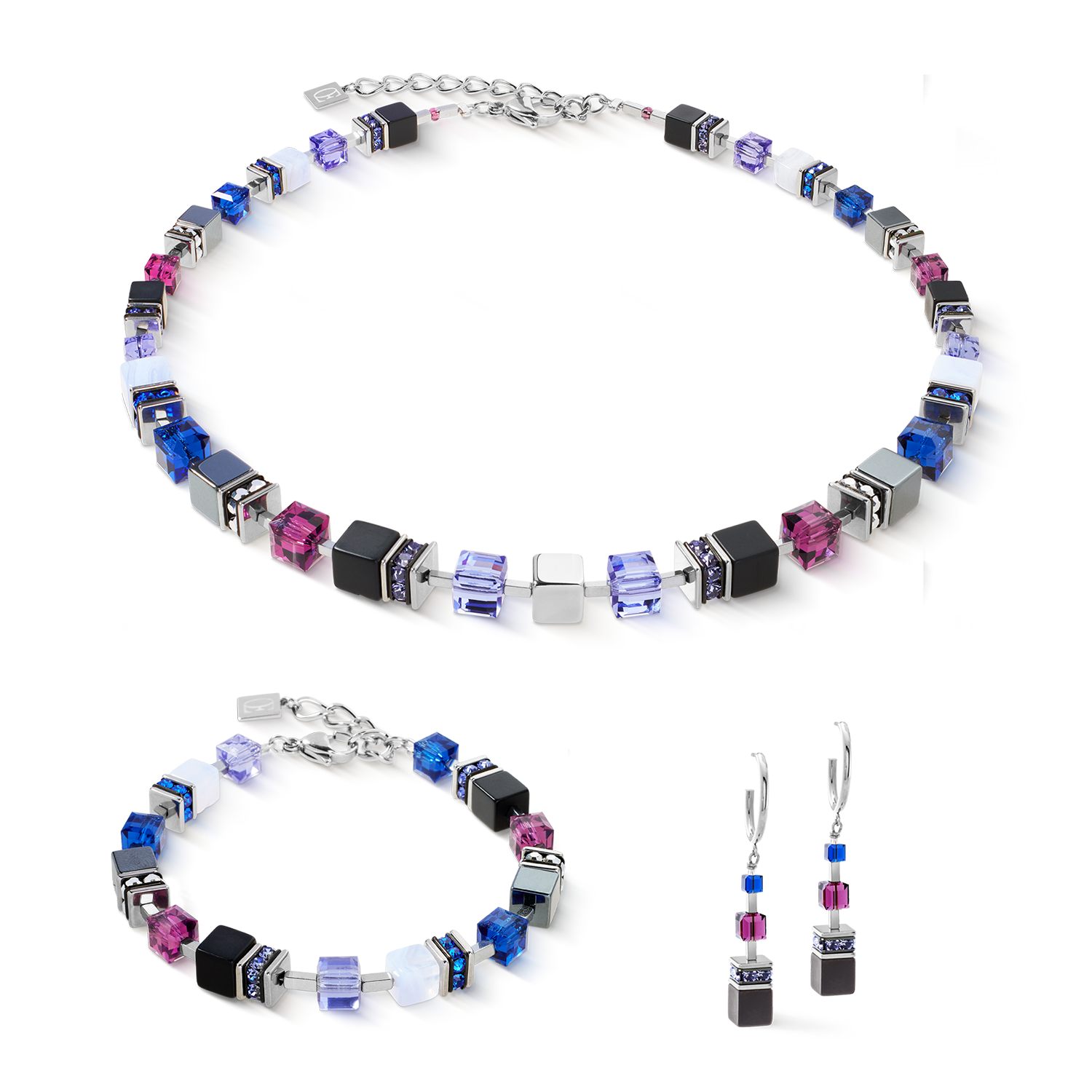 coeur-de-lion-geocube-precious-statement-halskette-blue-moon-8-mm image 3
