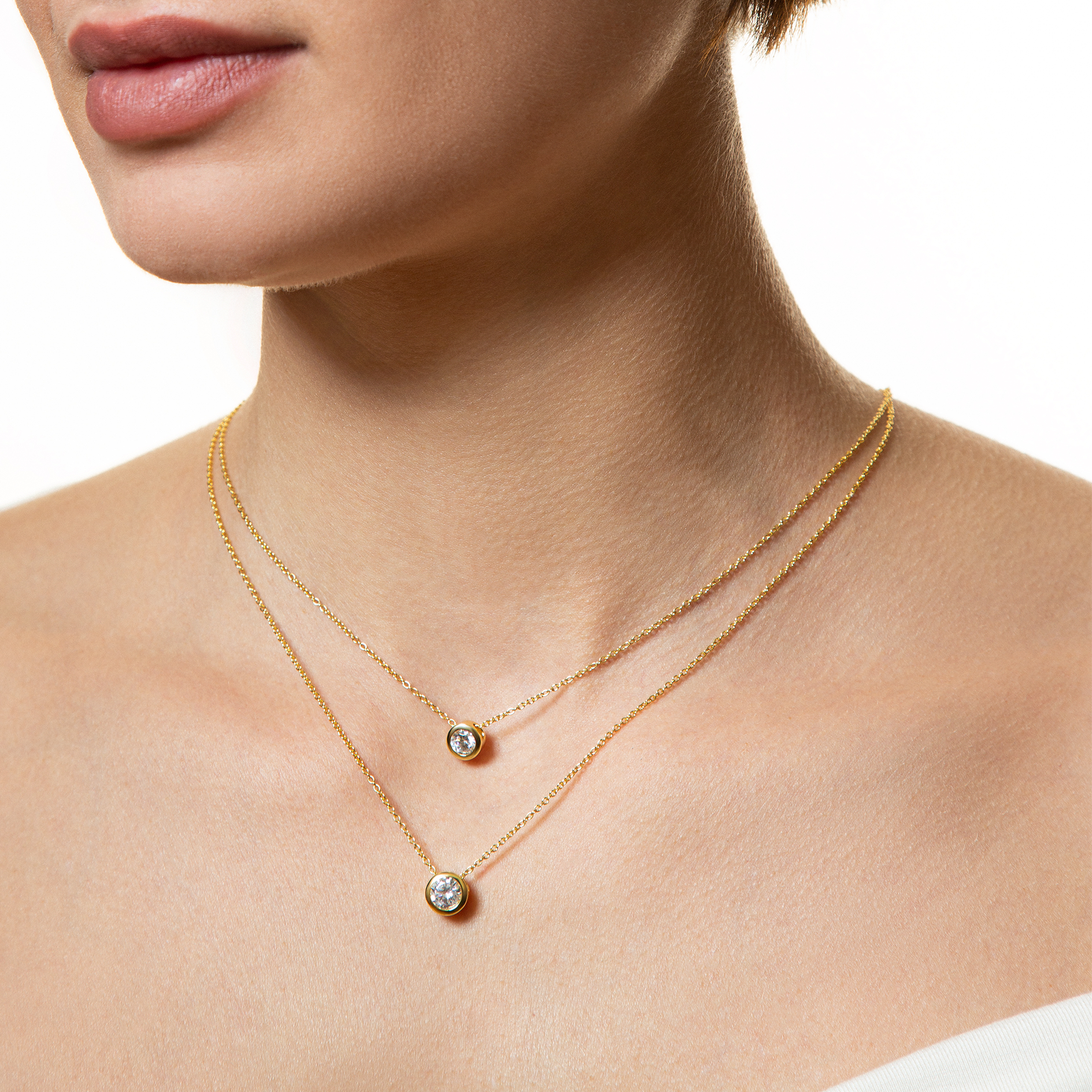 xenox-zarge-halskette-925-sterlingsilber-rhodiniert-mit-zirkonia image 4