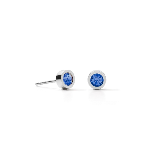 coeur-de-lion-ohrringe-sparkling-dot-silber-blau image 1