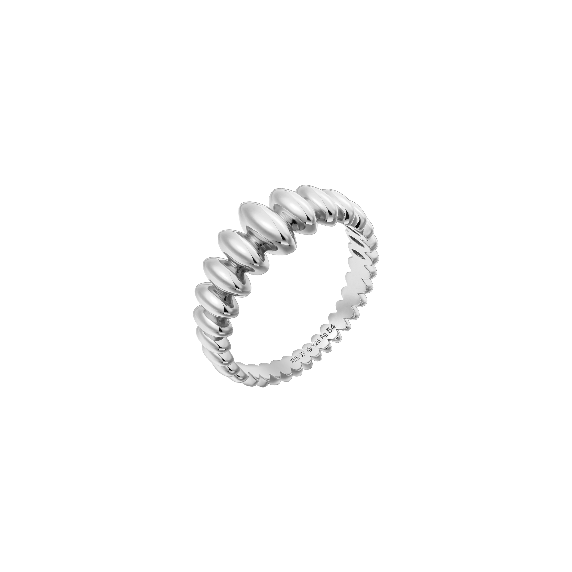 xenox-cloud-ring-925-sterling-silber-rhodiniert image 1