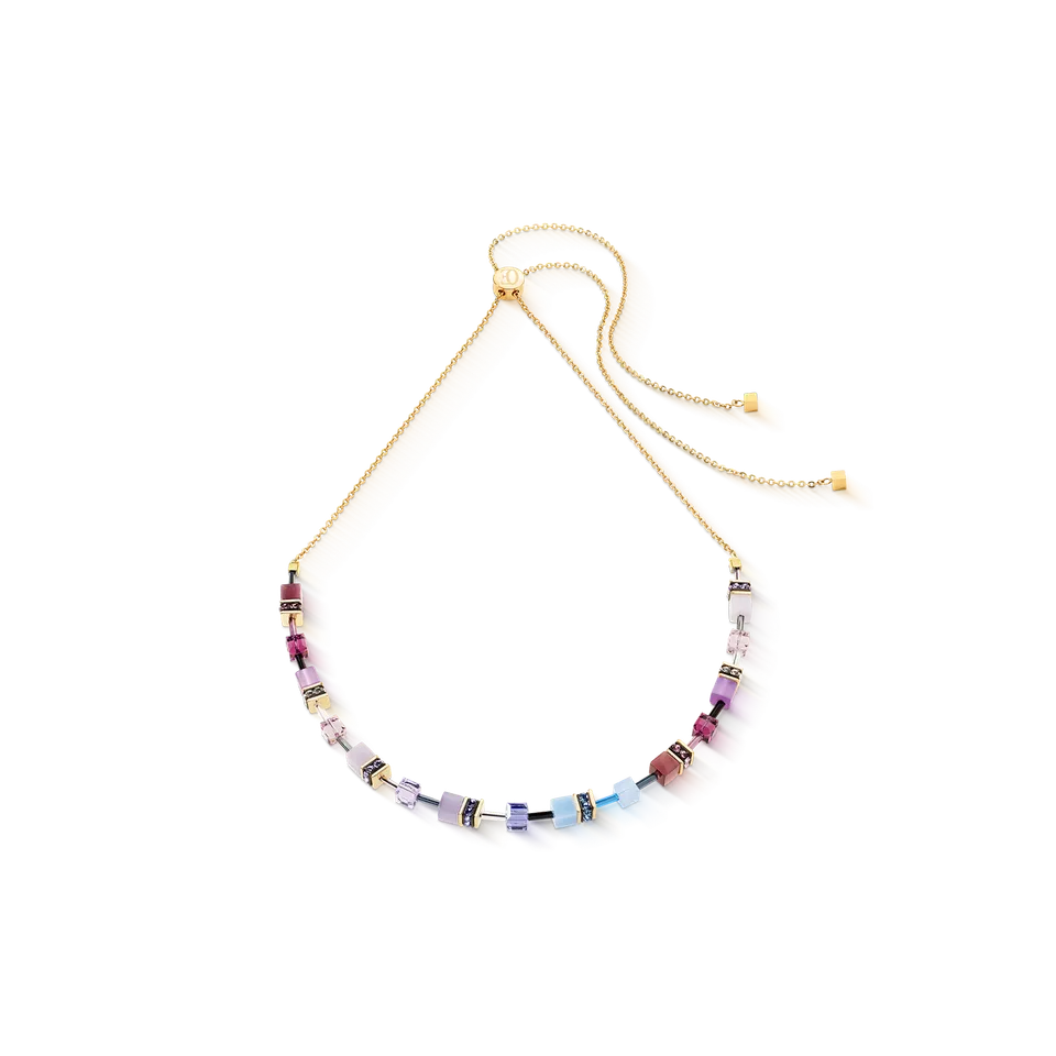 coeur-de-lion-geocube-iconic-chain-halskette-mystic-orchid-gold image 1