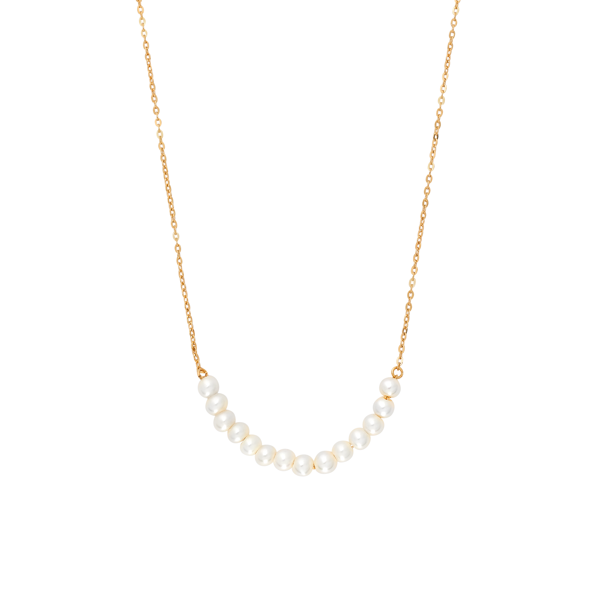 xenox-fine-pearl-halskette-585-gelbgold-mit-s-wasserperlen image 1
