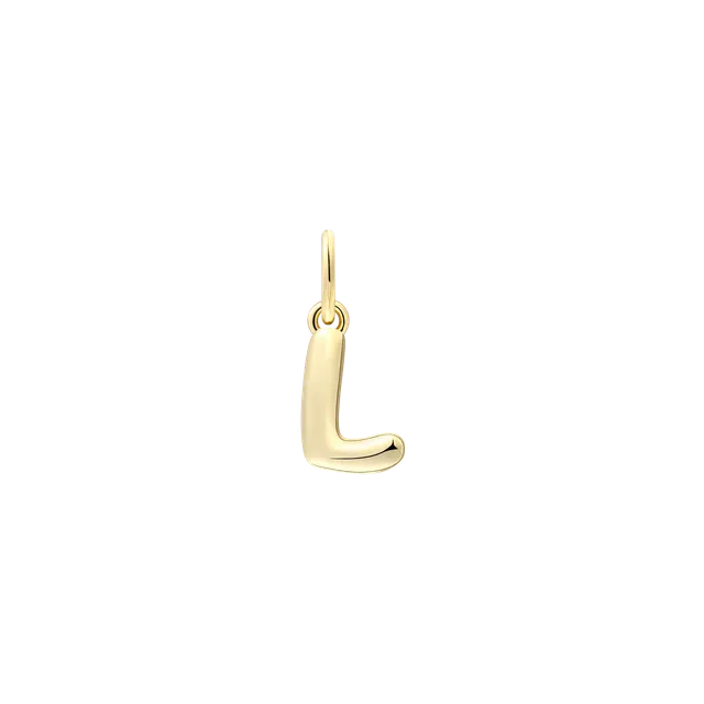 xenox-l-letter-bold-charm-buchstabe-l-925-sterlingsilber-18k-vergoldung image 1