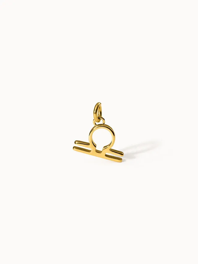 purelei-waage-zodiac-charm-14k-vergoldeter-edelstahl-12-5-mm-breite image 1