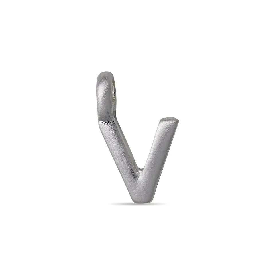 pilgrim-charm-v-anh-nger-versilbert-buchstaben-charm-buchstabe-v image 1