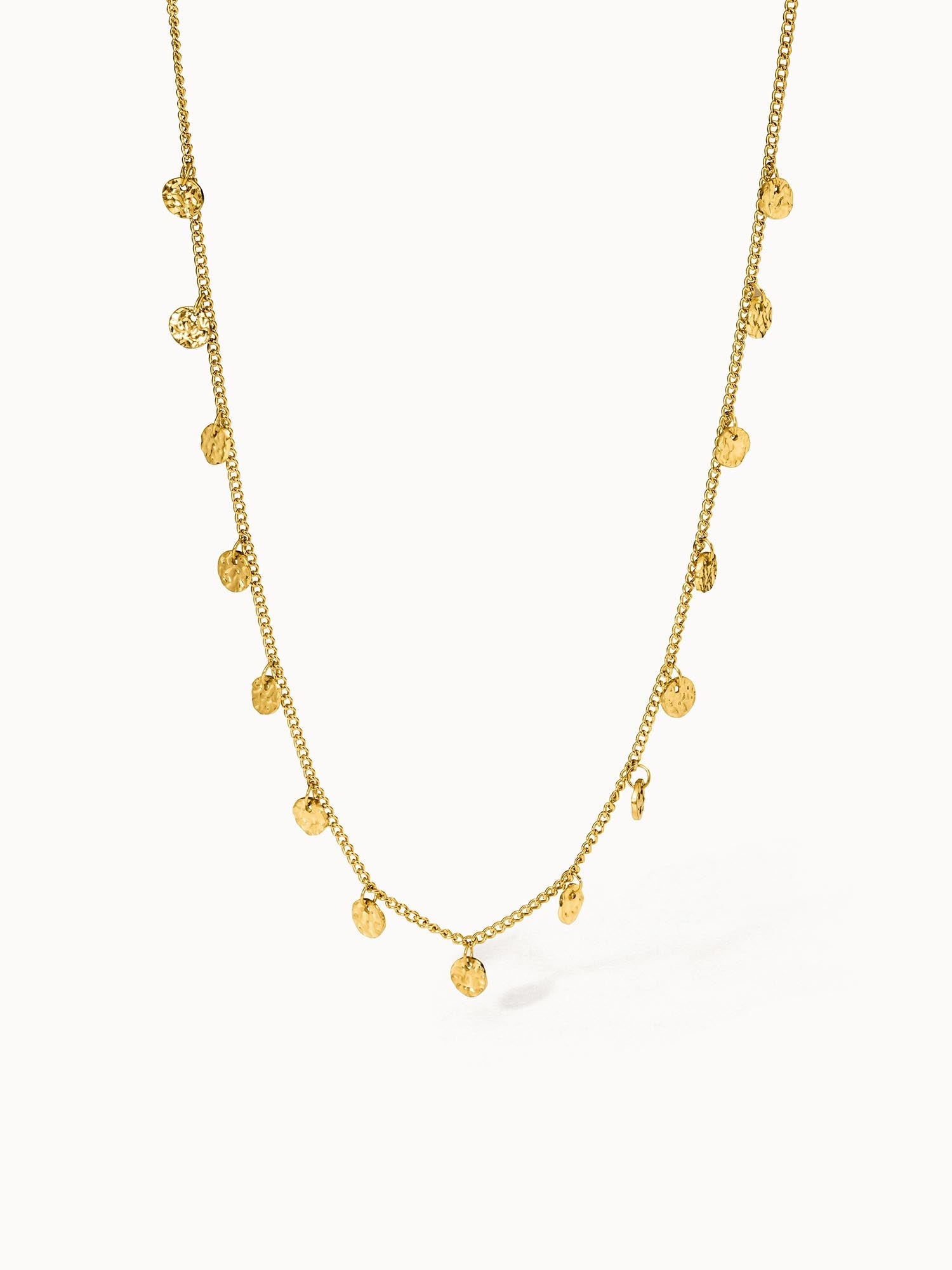 purelei-malihini-kette-coin-kette-verstellbar-35-40-cm-edelstahl-vergoldet image 1