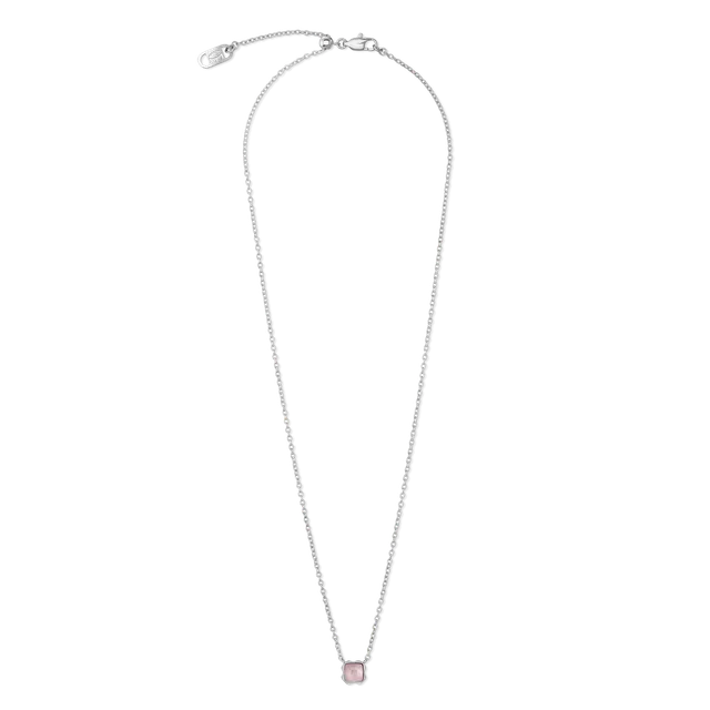 coeur-de-lion-birthstone-oktober-halskette-rosenquarz-silber image 1
