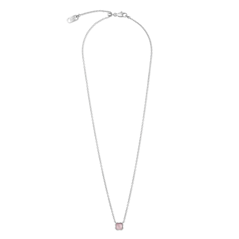 coeur-de-lion-birthstone-oktober-halskette-rosenquarz-silber image 1