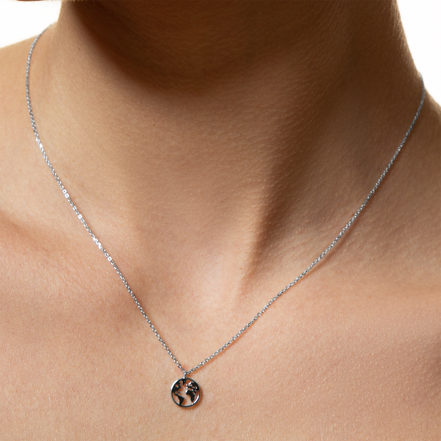 xenox-weltkugel-halskette-925-sterlingsilber-rhodiniert image 4