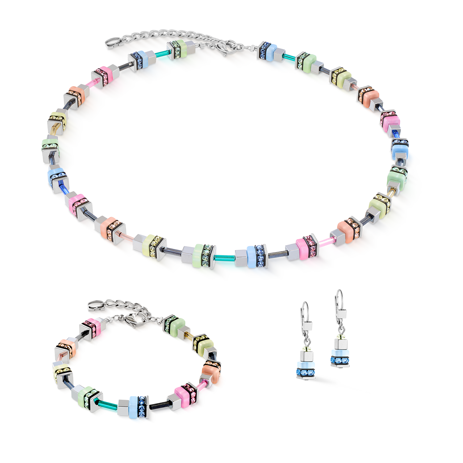 coeur-de-lion-armband-fresh-sorbet-cube-multicolor-geocube image 3
