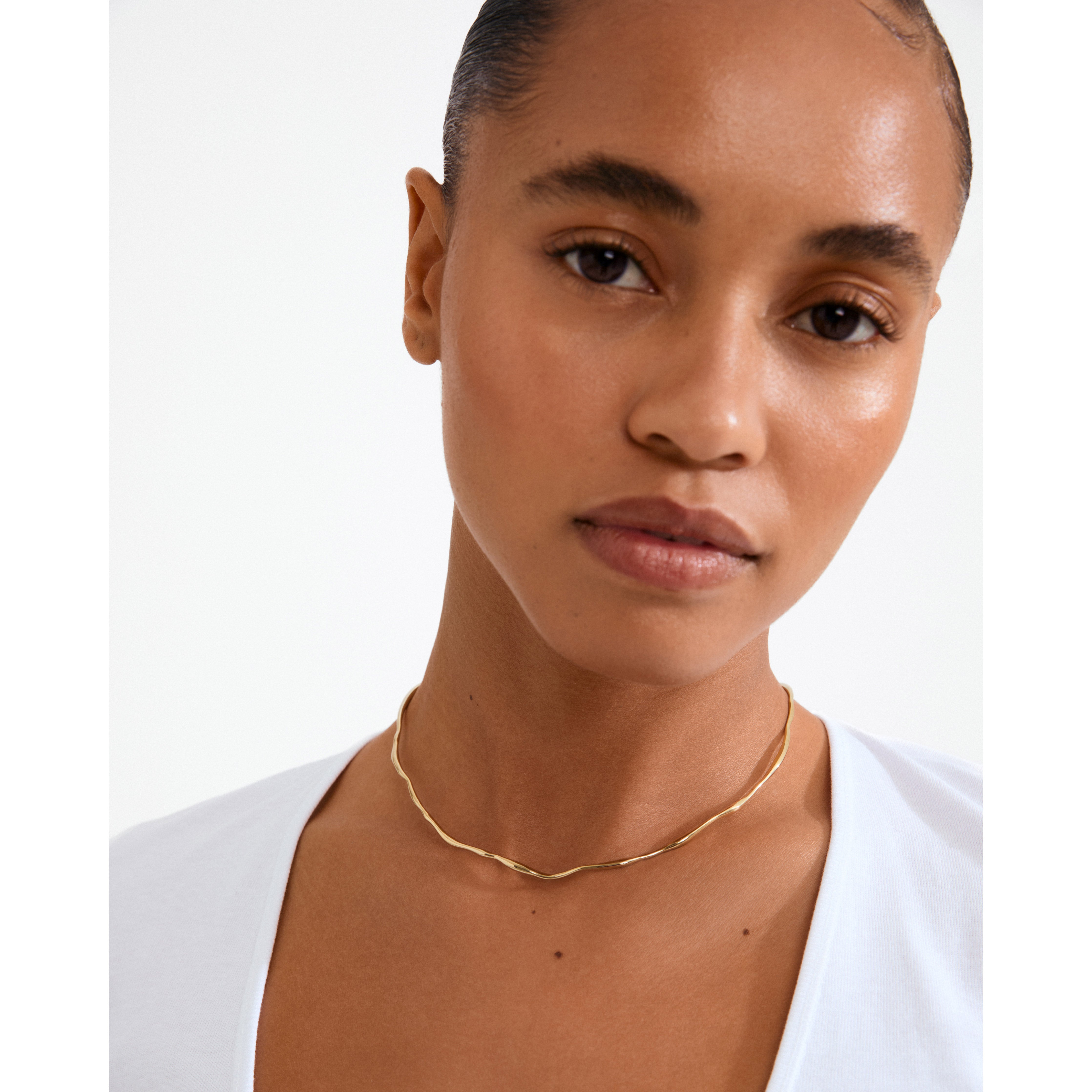 pilgrim-x-dea-pave-cuff-necklace-choker-18k-vergoldet-recycled-silber image 2
