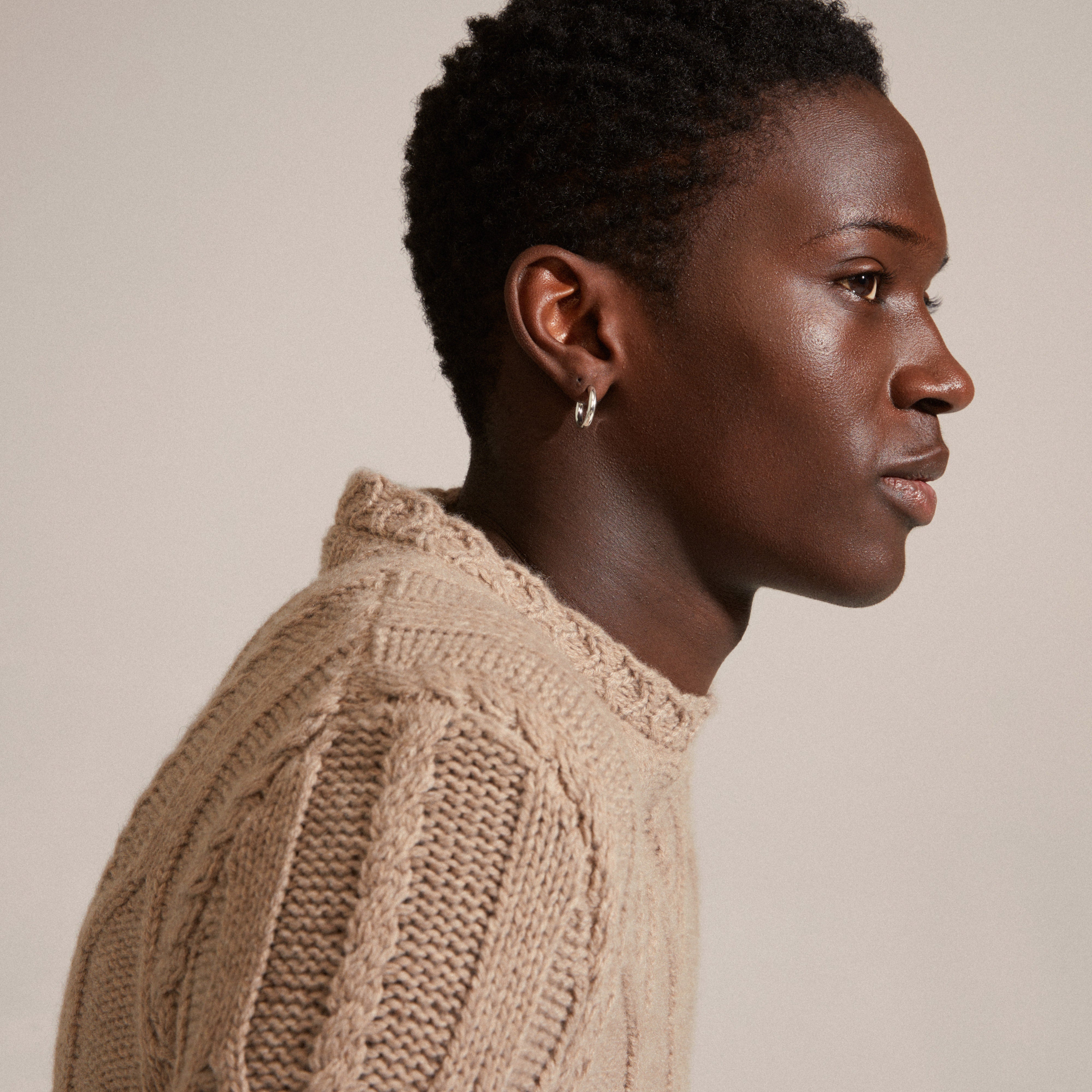 pilgrim-dolag-ohrringe-versilbert-chunky-half-hoops image 4