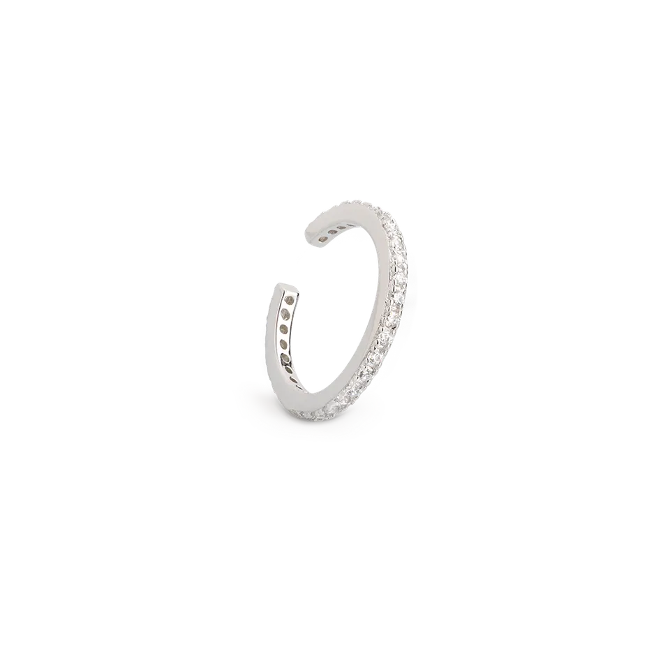 xenox-ear-cuff-925-sterlingsilber-rhodiniert-mit-zirkonia image 1