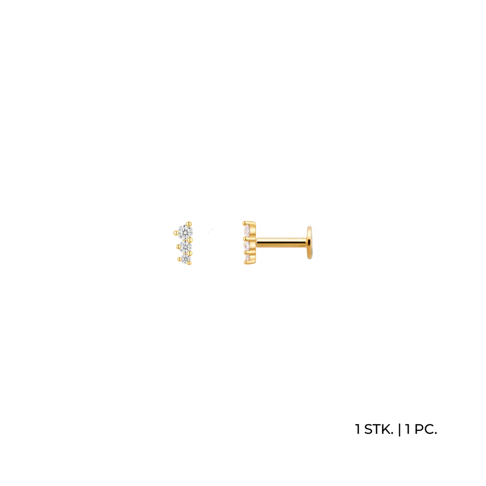 xenox-fine-lumi-piercing-585-gelbgold-mit-zirkonia image 1