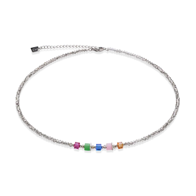 coeur-de-lion-joyful-colours-update-halskette-silber-multicolor image 1
