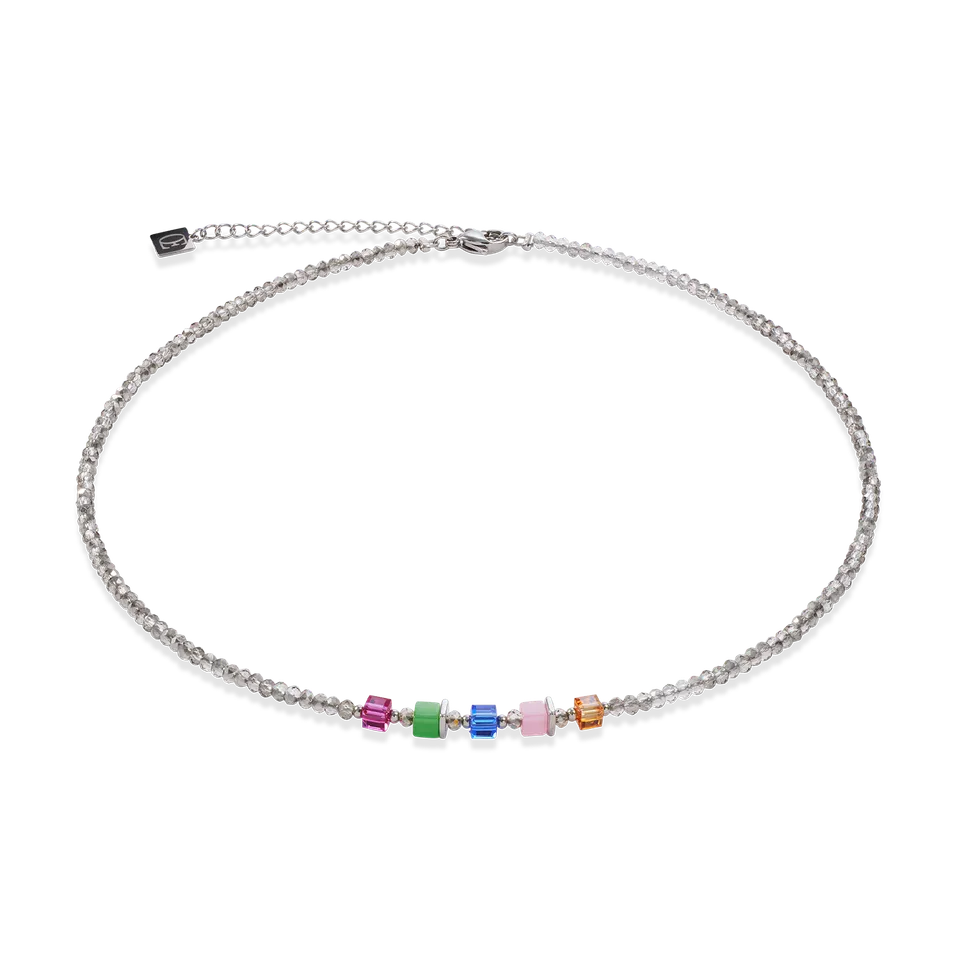 coeur-de-lion-joyful-colours-update-halskette-silber-multicolor image 1