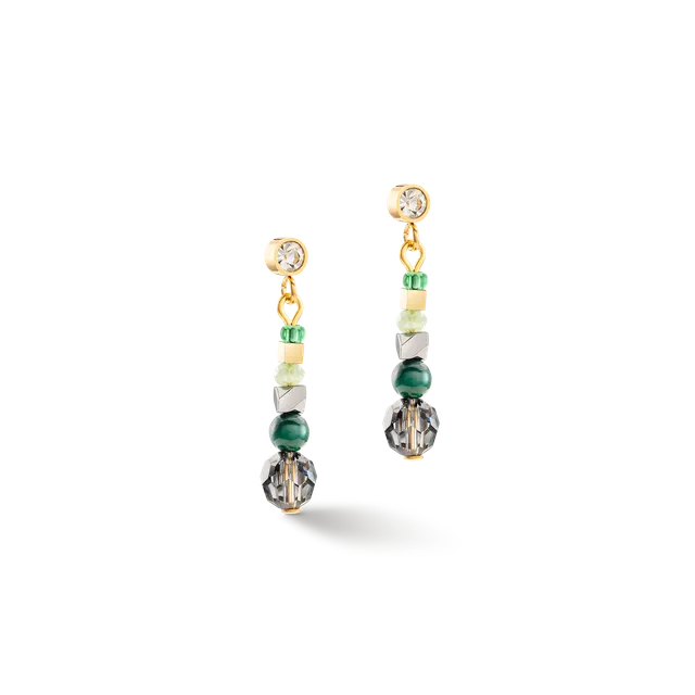 coeur-de-lion-ohrringe-amulett-glamorous-green-gold image 1