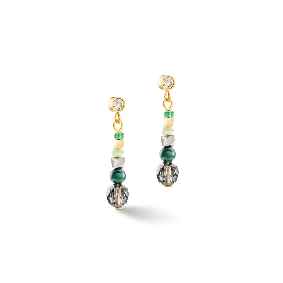 coeur-de-lion-ohrringe-amulett-glamorous-green-gold image 1
