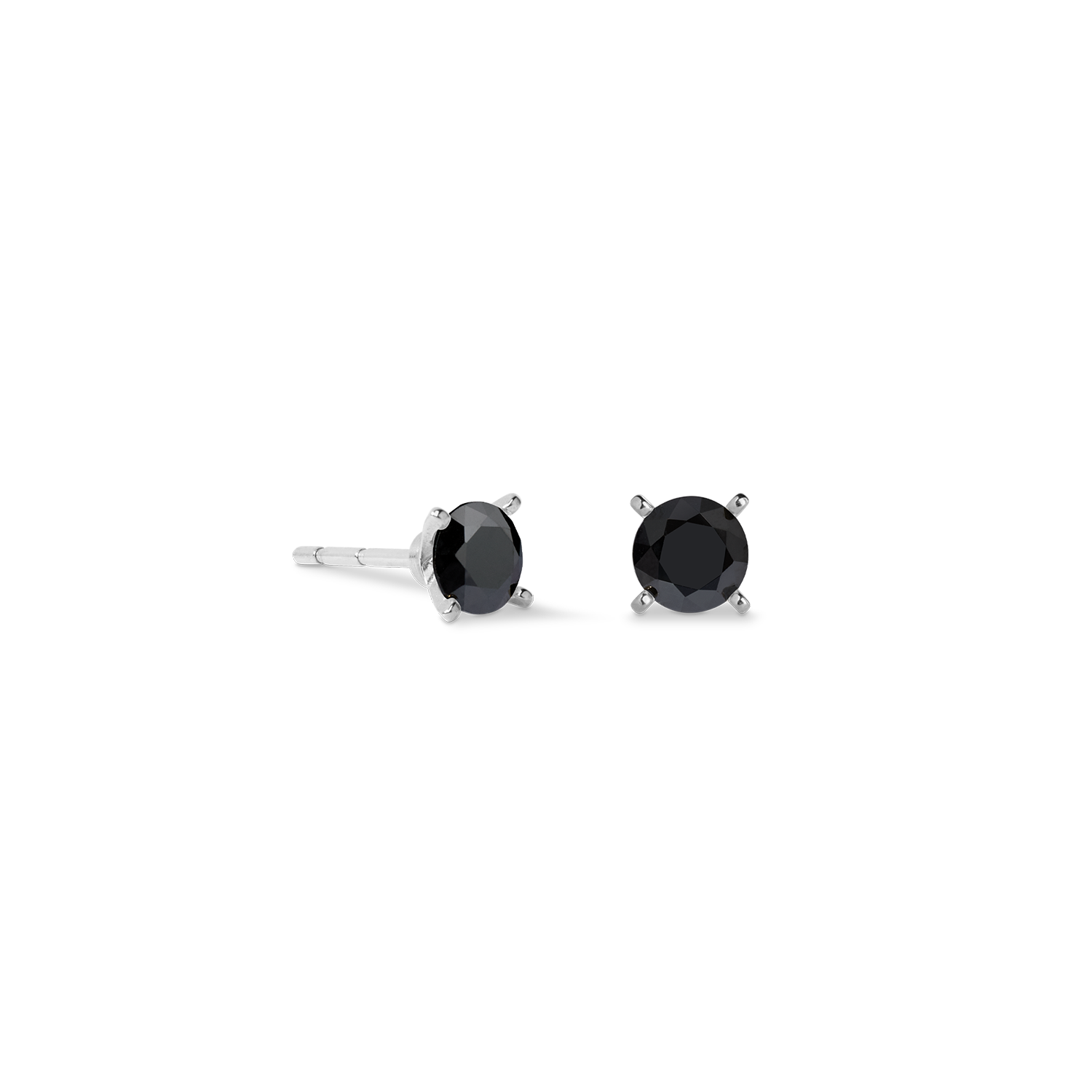 coeur-de-lion-ohrstecker-glam-dot-5-mm-silber-schwarz image 1