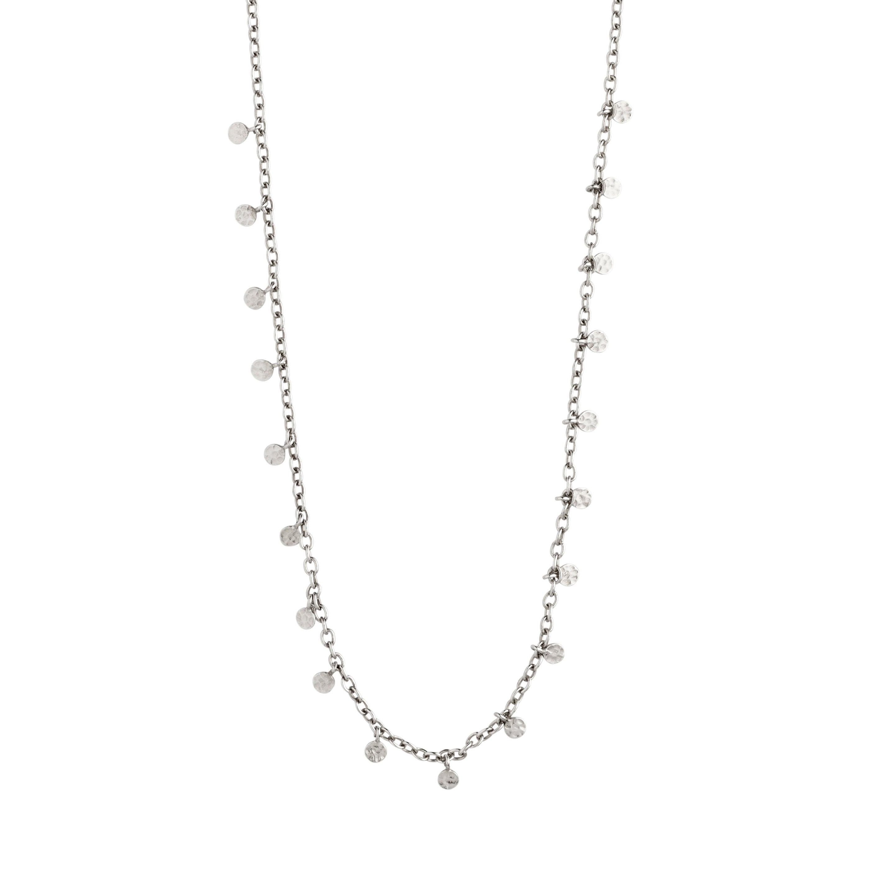 pilgrim-panna-coin-kette-versilbert-pl-ttchen-halskette image 1