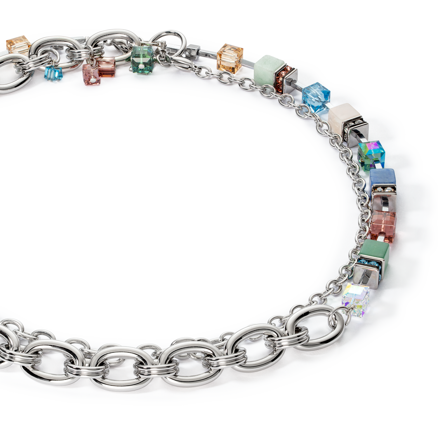 coeur-de-lion-halskette-geocube-statement-precious-chunky-chain-multiwear-35-mul image 2