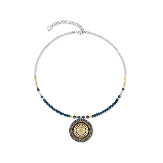 coeur-de-lion-halskette-amulett-modern-future-motion-bicolor-35-mm-42-cm-6-cm image 1