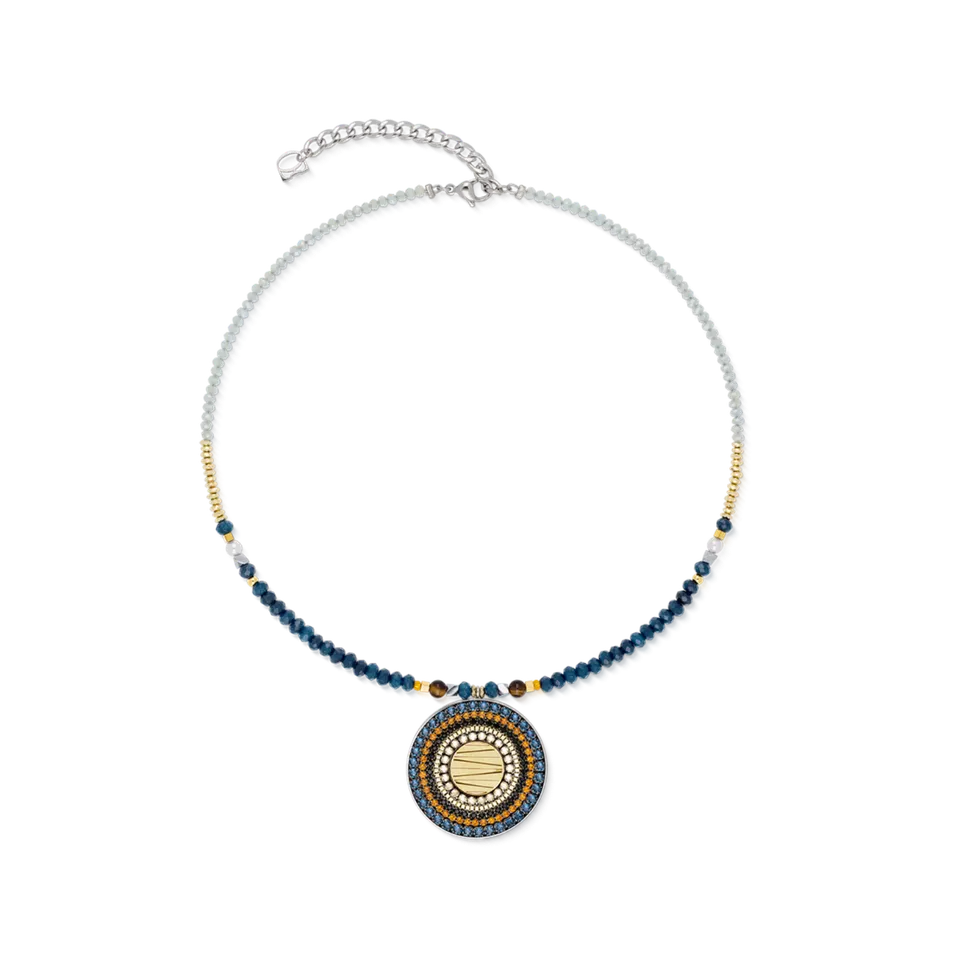 coeur-de-lion-halskette-amulett-modern-future-motion-bicolor-35-mm-42-cm-6-cm image 1