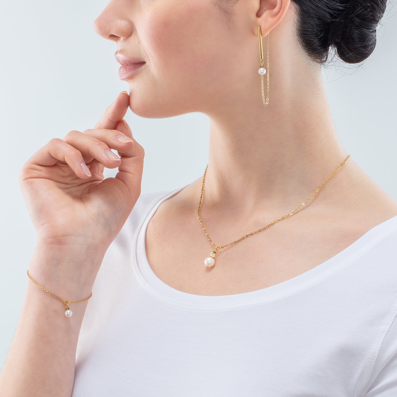 coeur-de-lion-halskette-solitaire-s-wasserperle-0-8-cm-gold image 4