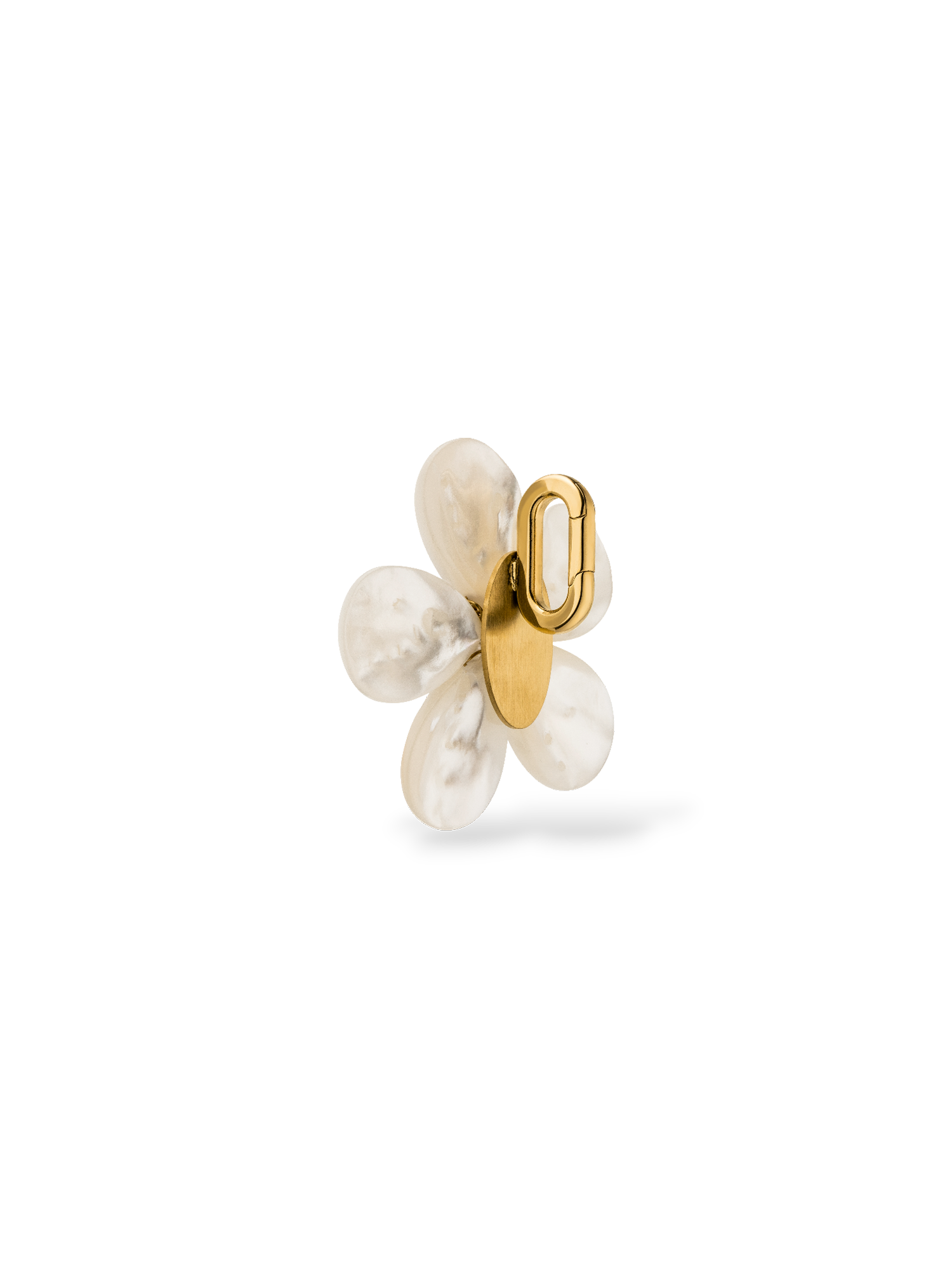 purelei-pearly-flower-charm-blumenanh-nger-aus-muschelperlen-versteckter-karabin image 2